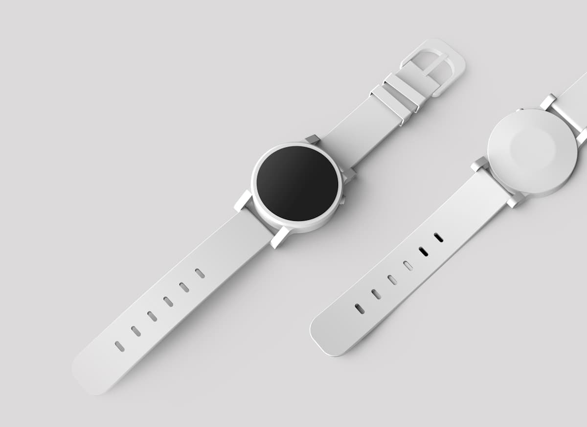 Orbital Precision Smartwatch on Pedestal